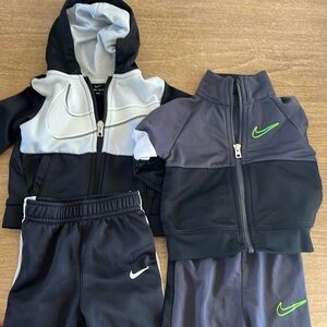 Toddler boy Nike jogger sets - size 12 months